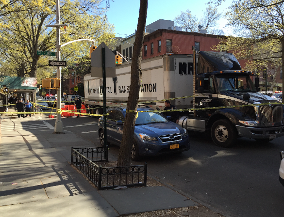 A three-foot passing bill would give police a tool to charge drivers in crashes like the one that killed Brooklyn cyclist James Gregg last year. Photo: Eric McClure