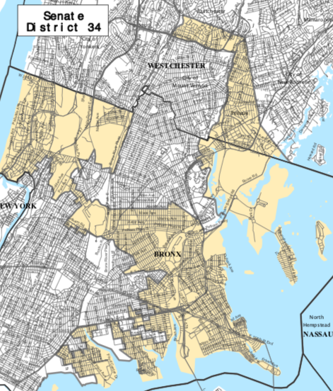 State Senate 34th District Map