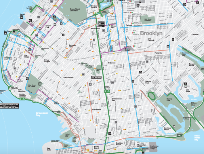 bike map south bk
