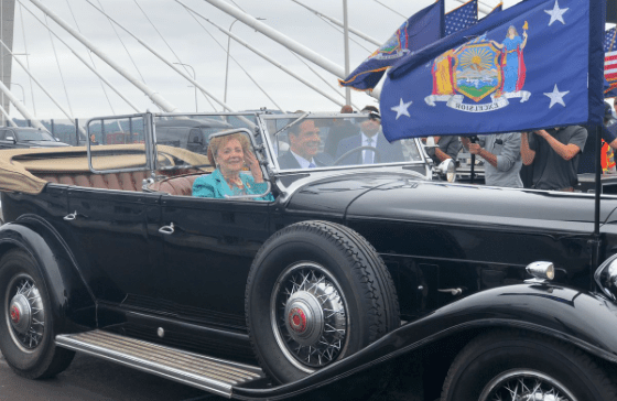 Gov. Cuomo loves cars. Can he do what it takes to rein them in, as the new climate-change bill requires? Photo: Governor's office
